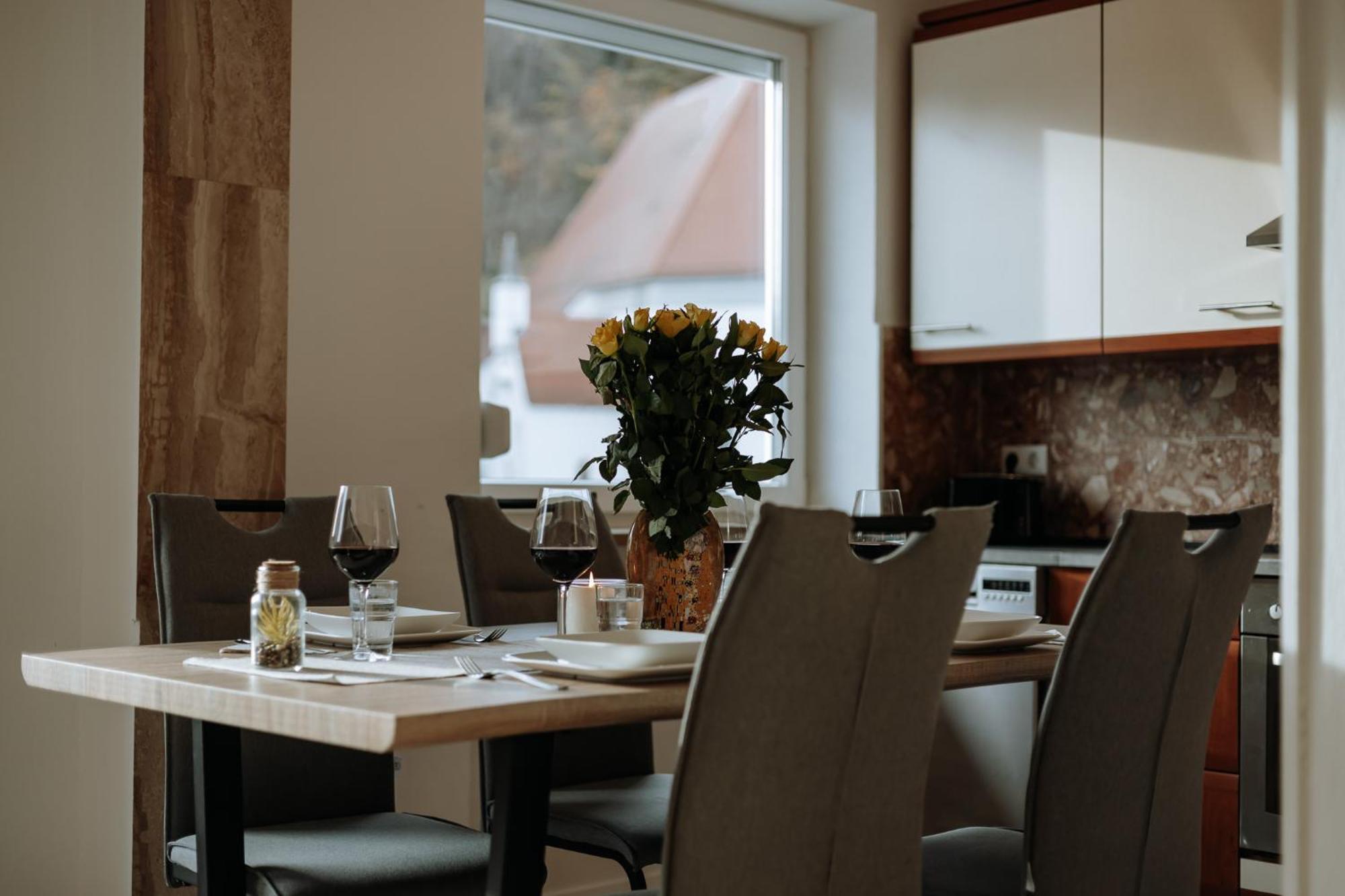 Stilvolles Appartement Mit Blick Auf Das Dreifluesse-Eck Pasov Exteriér fotografie