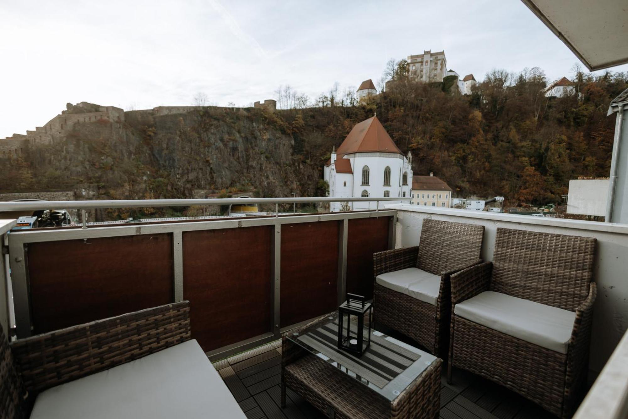 Stilvolles Appartement Mit Blick Auf Das Dreifluesse-Eck Pasov Exteriér fotografie